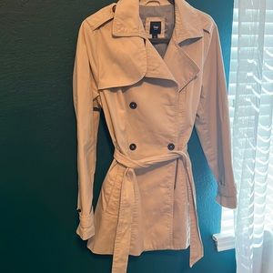 Khaki trench coat